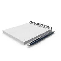 Note Paper With Pen PNG & PSD Images