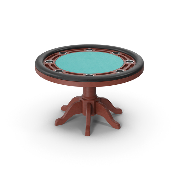 Wooden Poker Game Table PNG & PSD Images