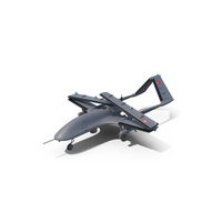 Bayraktar TB3 Drone With Wings Folded PNG & PSD Images
