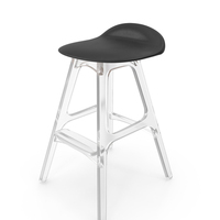 Tall Black And White Seat PNG & PSD Images
