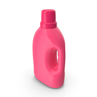 Liquid Laundry Detergent Pink Bottle PNG & PSD Images