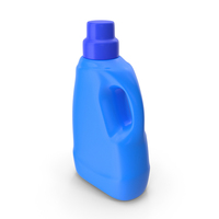 Liquid Laundry Detergent Blue Bottle PNG & PSD Images
