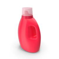 Liquid Laundry Detergent Bottle Cleaning Product Red PNG & PSD Images