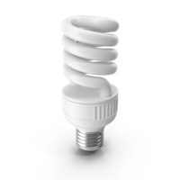 Energy Efficient CFL Spiral LightBulb PNG & PSD Images