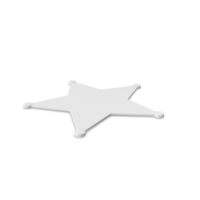 White Star Badge PNG & PSD Images