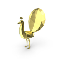 Peacock Golden Toy PNG & PSD Images