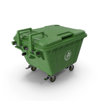 Green Dustbin PNG & PSD Images