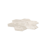 Cream Dirt Crack Stone Hexagon Tile Pattern PNG & PSD Images