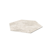 Cream Dirt Crack Stone Hexagon Tile Pattern PNG & PSD Images