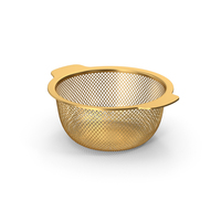 Gold Colander PNG & PSD Images