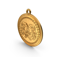 Gemini Astrology Sign Jewelry PNG & PSD Images