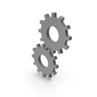 Two Gears Settings Maintanence PNG & PSD Images