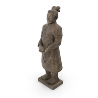 Aged Terracotta Warrior PNG & PSD Images