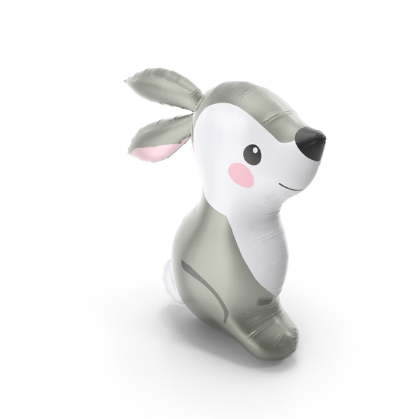 Foil Rabbit Balloon PNG & PSD Images