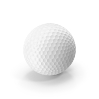 Golf Ball White Color PNG & PSD Images