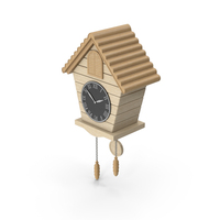 Wooden Cuckoo Wall Clock PNG & PSD Images