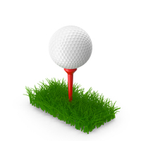 Golf Ball Tee Grass Color PNG & PSD Images