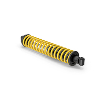 Yellow Car Shock Absorber PNG & PSD Images