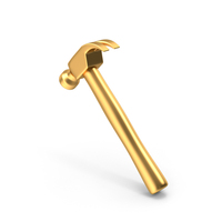 Gold Hammer Metal PNG & PSD Images