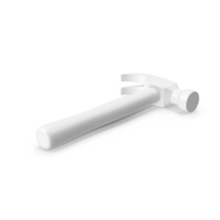White Hammer On Side PNG & PSD Images