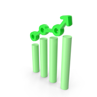 Arrow Circular Profit Bars PNG & PSD Images