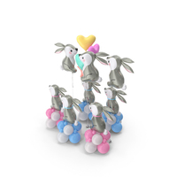 Balloon Composition PNG & PSD Images