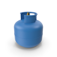 Blue Gas Cylinder PNG & PSD Images