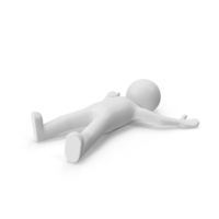 Stickman Lying PNG & PSD Images