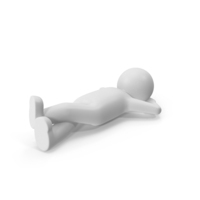 Stickman Lying PNG & PSD Images