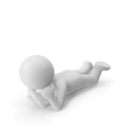 Stickman Lying PNG & PSD Images