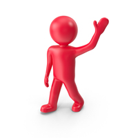 Red Stickman Walking PNG & PSD Images