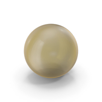 Yellow Glass Ball Thin Surface PNG & PSD Images