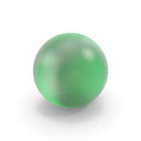 Matte Green Glass Ball PNG & PSD Images