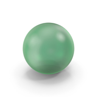 Matte Green Glass Ball Thin Surface PNG & PSD Images