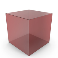 Red Glass Cube PNG & PSD Images