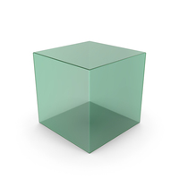 Green Glass Cube PNG & PSD Images