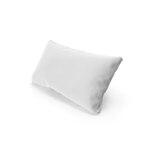 White Throw Rectangle Pillow PNG & PSD Images