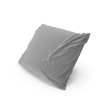 Grey Pillow With Button PNG & PSD Images