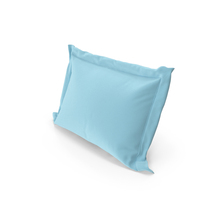 Pastel Blue Hotel Bed Pillow PNG & PSD Images