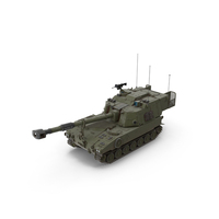 M109A6 Paladin Tank Green PNG & PSD Images