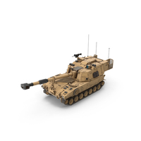 M109A6 Paladin Tank Desert PNG & PSD Images