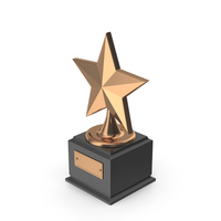 Gold Cup Star Bronze PNG & PSD Images