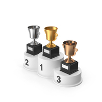 Gold Cup Podium Winner PNG & PSD Images