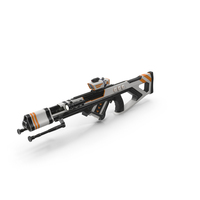 Futuristic Assault Weapon PNG & PSD Images