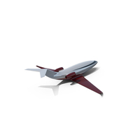 Futuristic Business Jet Red PNG & PSD Images