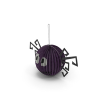 Halloween Spider Paper Decorations PNG & PSD Images