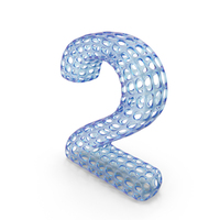 Abstract Transparent Number 2 PNG & PSD Images