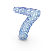 Abstract Transparent Number 7 PNG & PSD Images