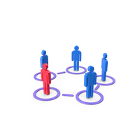 People Network Icon PNG & PSD Images