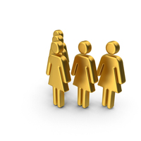 Group of Five Women PNG & PSD Images